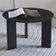 Mesa de Centro Para Sala de Estar Pés Madeira Alta Bulat A03 Nero Preto - Lyam Decor