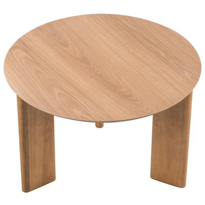 Mesa de Centro Para Sala de Estar Pés Madeira Alta Bulat A03 Hanover Roble - Lyam Decor