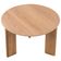 Mesa de Centro Para Sala de Estar Pés Madeira Alta Bulat A03 Hanover Roble - Lyam Decor