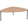 Mesa de Centro Para Sala de Estar Pés Metálicos Baixa Adek A03 Hanover Preto - Lyam Decor