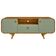 Rack Para Sala de Estar TV 55 Pol Orgânico Picasso B02 Naturalle Pistache - Lyam Decor