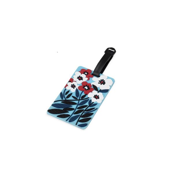 Tag de Mala Floral Blue U / Azul