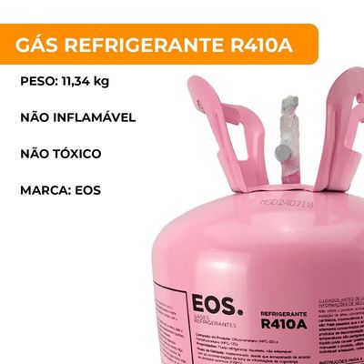 Gás Refrigerante Botija R-410 11,34kg - Eos