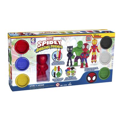 Brinquedo Massinha Spidey e Amigos 2700 - Cotiplás