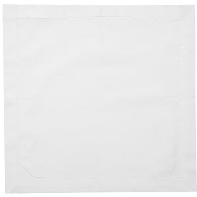 Conjunto de Guardanapos Wolff Mesa Ponto Ajour em Algodão 2 Peças Branco