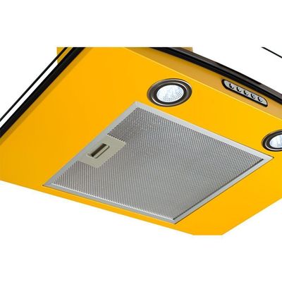 Coifa de Parede Vidro Curvo 75cm Duto Slim Terim Amar C Inox 220V