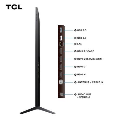 Smart TV 75 AI 4K UHD QLED Mini LED Android TV 75C6K TCL Preto / Bivolt