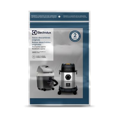 Kit 3 Sacos de Aspirador de Pó Modelos HIDROVAC e GT12i (CSEHV) Não se aplica