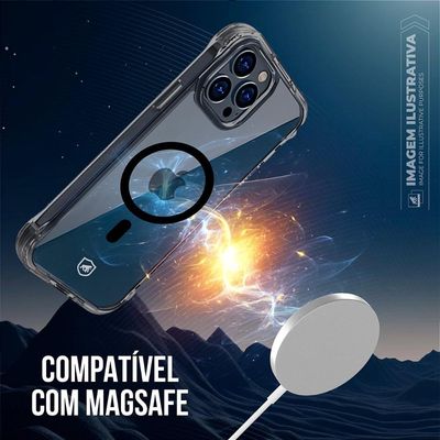 Capa case capinha para iPhone 17 - Lybrid Magsafe - Preta - Gshield