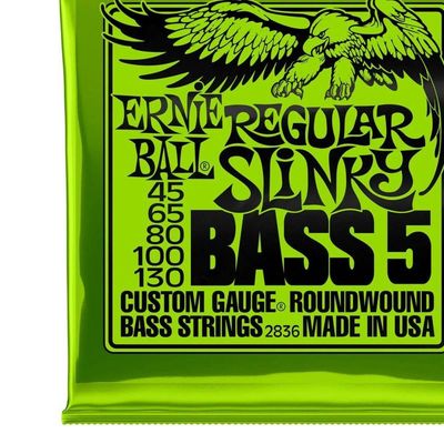 Encordoamento Para Contrabaixo Niquel .045 Regular Slinky Ernie Ball