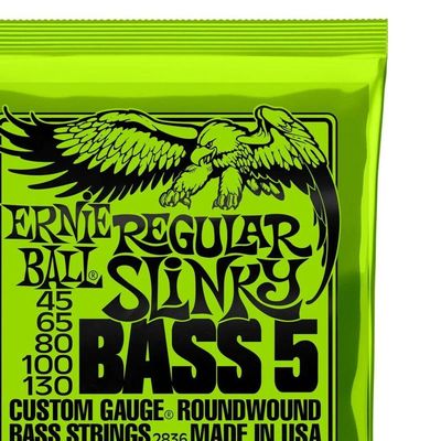 Encordoamento Para Contrabaixo Niquel .045 Regular Slinky Ernie Ball