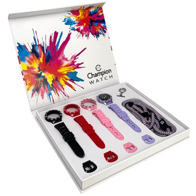 Relógio Champion Watch Ref: Cp31001l Troca Pulseiras