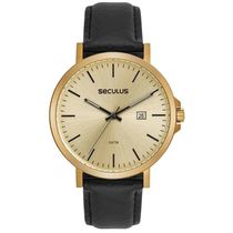 Relógio Seculus Masculino Ref: 44328gpsvdc2 Casual Dourado