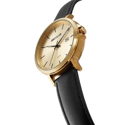 Relógio Seculus Masculino Ref: 44328gpsvdc2 Casual Dourado