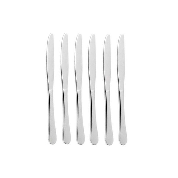 Faca de Sobremesa Aço Inox Resistente Elite 6un