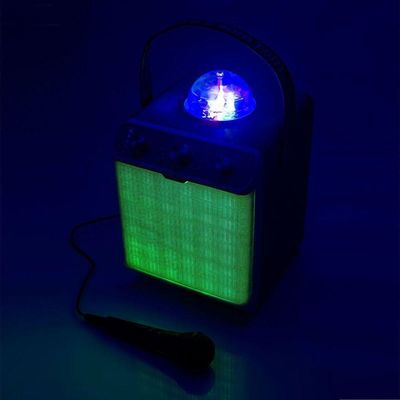 Karaoke Portatil 2 Mic Alto E Bom Tom