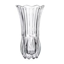 Vaso Tulipa Vidro 10x10x19cm Design Elegante Transparente Wolff