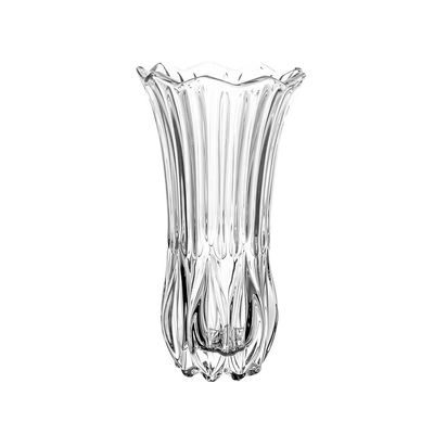 Vaso Tulipa Vidro 10x10x19cm Design Elegante Transparente Wolff Transparente