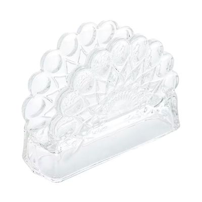 Porta-Guardanapos Angel Cristal 12,5x4,5x9cm Design Clássico e Elegante Wolff Transparente