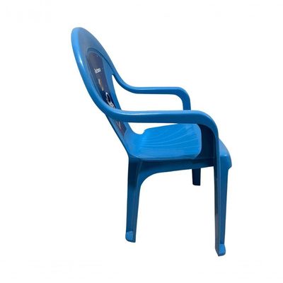 Mesa Infantil Azul + 01 Cadeira Infantil Rischioto Kit