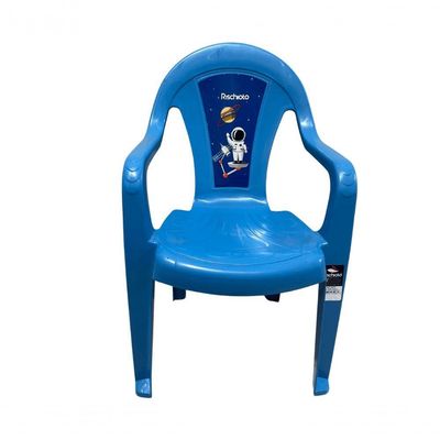 Mesa Infantil Azul + 01 Cadeira Infantil Rischioto Kit