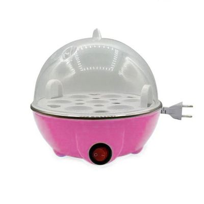 Cozedor Elétrico A Vapor Ovos Egg Cooker 110v Rosa