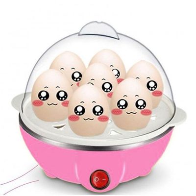 Cozedor Elétrico A Vapor Ovos Egg Cooker 110v Rosa
