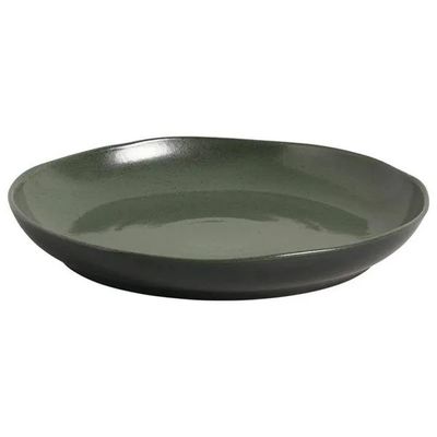 Travessa Redonda Grande Porto Brasil Orgânico Stoneware Greenery 36cm - Verde Verde