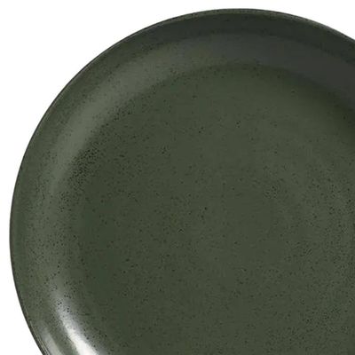 Travessa Redonda Grande Porto Brasil Orgânico Stoneware Greenery 36cm - Verde Verde