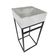 Base Box Iron 40x40 Cm Concreto