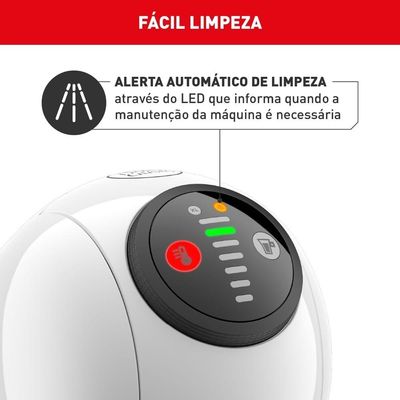 Cafeteira Nescafé Dolce Gusto Arno Genio S Basic DGS1 Branca 110V