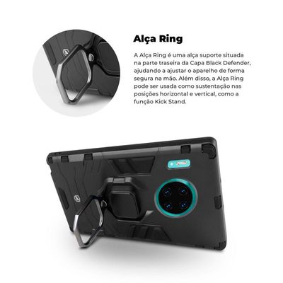 Capa Defender Black para Huawei Mate 30 - GShield