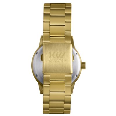 Relógio X-Watch Masculino Ref: Xmgs1045 P2kx Casual Dourado