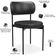 Kit 04 Cadeiras Estofadas Para Sala De Jantar Louvre L02 Couríssimo Preto - Lyam Decor