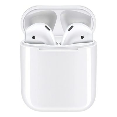 Fone ouvido Branco Recarregável I12 Bluetooth Android