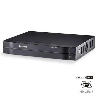 Kit Cftv 3 Câmeras de Segurança AHD 720p e Dvr Mhdx Full Hd Intelbras C/HD
