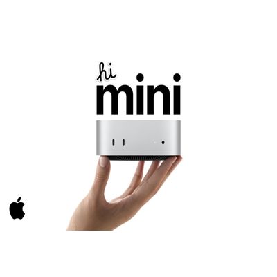 Mac mini Chip M4 CPU de 10 núcleos GPU de 10 núcleos Memória unificada de 16GB SSD de 512GB