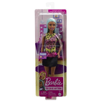 Boneca Barbie Profissões Maquiadora 29cm - Mattel Hkt66