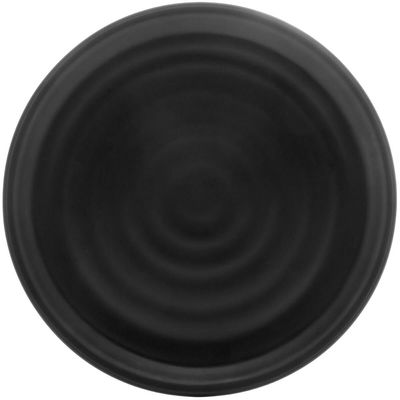 Kit 24 Pratos de Melamina para Sobremesa Oriental Restaurante Japonês 18cm Preto Fosco