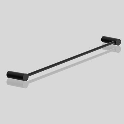 Porta Toalha Toalheiro De Rosto Para Banheiro Preto Fosco Orion 50cm