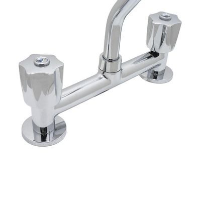 Torneira Pia Misturador Cozinha Bancada Luxo Cromado 1/4v