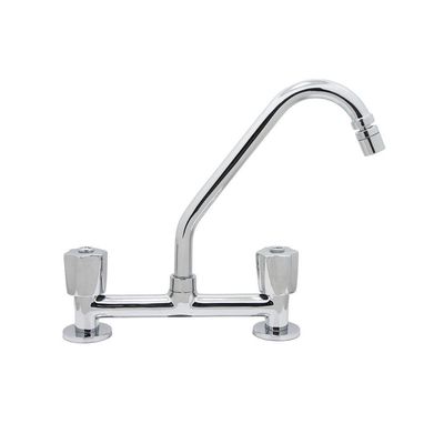 Torneira Pia Misturador Cozinha Bancada Luxo Cromado 1/4v