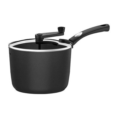 Pipoqueira Tramontina Mônaco Induction Antiaderente Starflon Premium Preto 22 Cm 5,4 L Tramontina