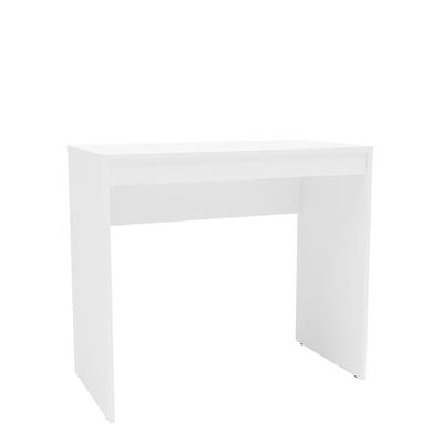 Escrivaninha Liberdade 1 Gaveta MDP Compacta Pintura UV Corrediças Metálicas Politorno Branco