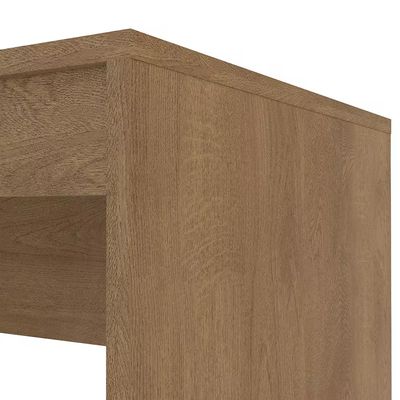 Escrivaninha Liberdade 1 Gaveta MDP Compacta Pintura UV Corrediças Metálicas Politorno Marrom