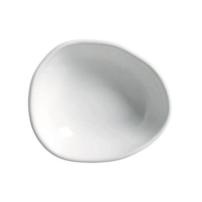 Conjunto de Cumbucas Oval Orgânico New White 265ml 6 Peças Porto Brasil Branco
