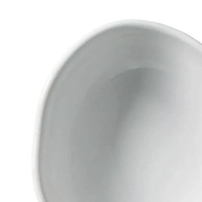 Conjunto de Cumbucas Oval Orgânico New White 265ml 6 Peças Porto Brasil Branco