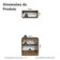 Conjunto Gabinete Para Banheiro 80cm 3 Portas Vik Madesa 02 Rustic-branco