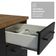 Conjunto Gabinete Para Banheiro 120cm 3 Portas 3 Gavetas Agata Madesa 01 Rustic-preto