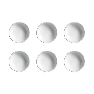 Conjunto de Ramequins Médios Porto Brasil Orgânico New White com 6 Peças 70ml Branco n/a